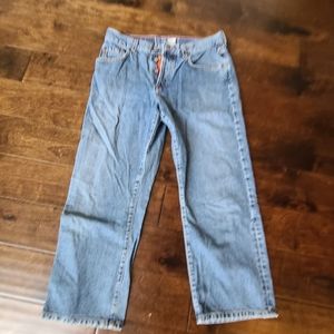 EUC Lucky button fly jeans (Capri length)